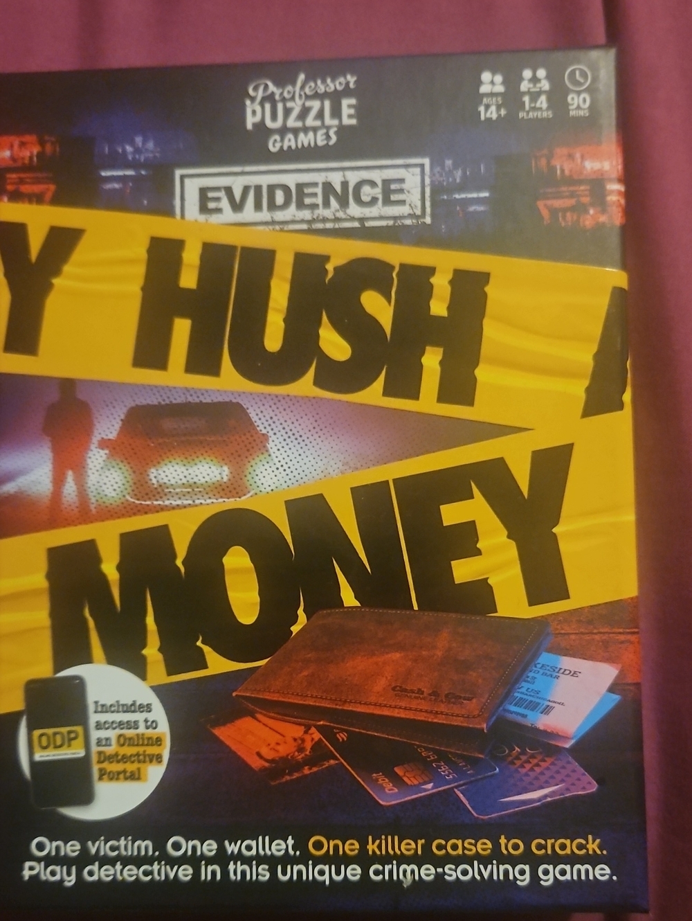 Hush Money Crime-Solving Game